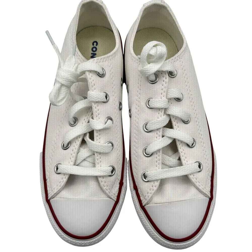 Converse Chuck Taylor All Star Low Top White Youth Sneakers Size 2 NWB